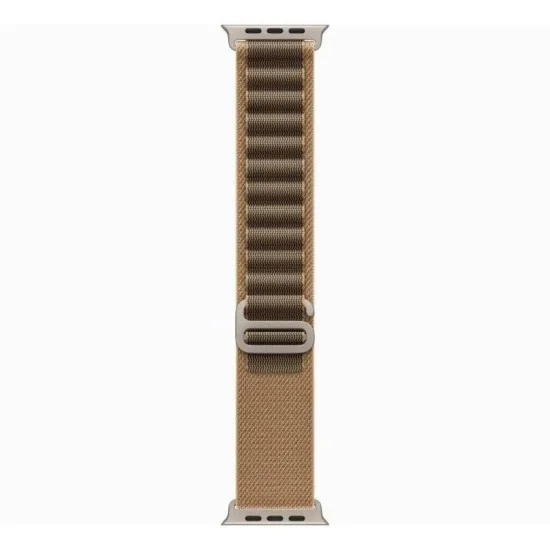 Apple Watch Ultra 4 GPS + Cellular 49mm Natural Titanium Case with Desert Alpine Loop - M